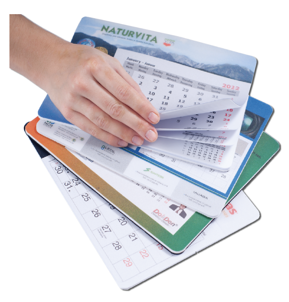 calendar mousepad custom