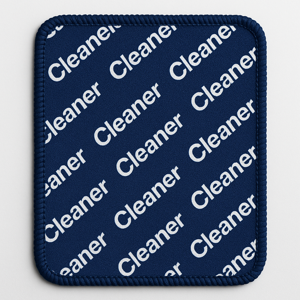 MicroFibra Cleaner – microfiber screen cleaner tag